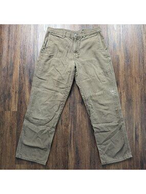 Vintage PATAGONIA Straight Leg Canvas Workers Pants Brown Mens 32x28